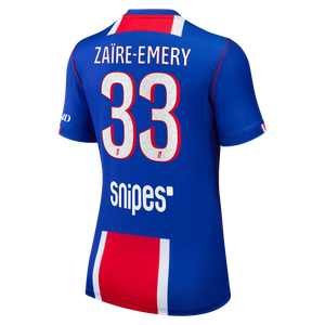 Maillot Domicile Stadium PSG Nike 26/27 - Femme avec flocage Zaïre-Emery 33, vue 4