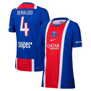 Maillot Domicile Match PSG Nike Aero-FIT 26/27 - Enfant avec flocage Beraldo 4, vue 2
