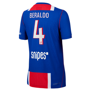 Maillot Domicile Match PSG Nike Aero-FIT 26/27 - Enfant avec flocage Beraldo 4, vue 4