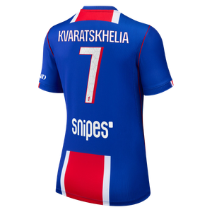 Maillot Domicile Stadium PSG Nike 26/27 - Femme avec flocage Kvaratskhelia 7, vue 4