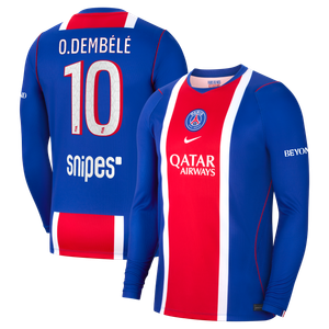 Maillot Domicile Stadium PSG Nike 26/27 - Manches longues avec flocage O.Dembélé 10, vue 2