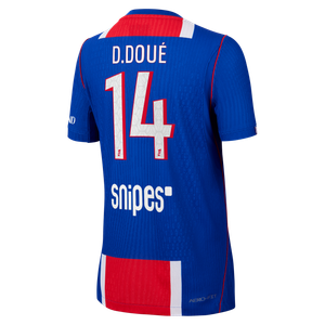 Maillot Domicile Match PSG Nike Aero-FIT 26/27 - Enfant avec flocage D.Doué 14, vue 4