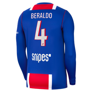 Maillot Domicile Stadium PSG Nike 26/27 - Manches longues avec flocage Beraldo 4, vue 4