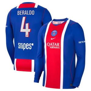 Maillot Domicile Stadium PSG Nike 26/27 - Manches longues avec flocage Beraldo 4, vue 1