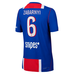 Maillot Domicile Match PSG Nike Aero-FIT 26/27 - Enfant avec flocage Zabarnyi 6, vue 4