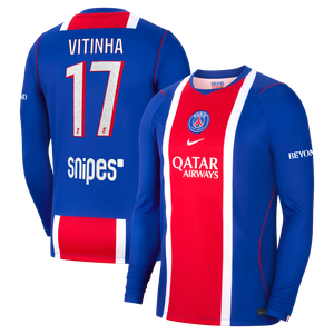 Maillot Domicile Stadium PSG Nike 26/27 - Manches longues avec flocage Vitinha 17, vue 1