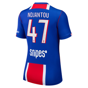 Maillot Domicile Stadium PSG Nike 26/27 - Femme avec flocage Ndjantou 47, vue 4