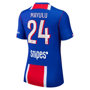 Maillot Domicile Stadium PSG Nike 26/27 - Femme avec flocage Mayulu 24, vue 4