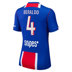 Maillot Domicile Stadium PSG Nike 26/27 - Femme avec flocage Beraldo 4, vue 4