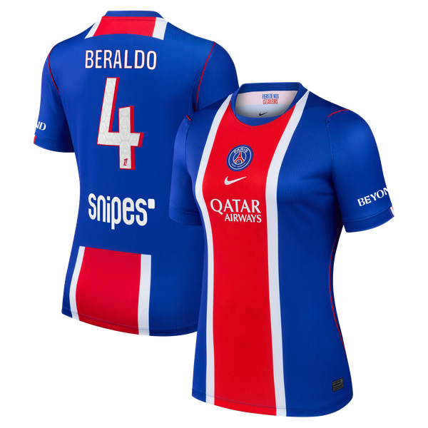 Maillot Domicile Stadium PSG Nike 26/27 - Femme avec flocage Beraldo 4