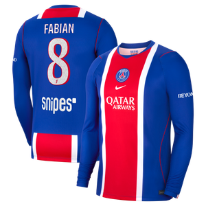 Maillot Domicile Stadium PSG Nike 26/27 - Manches longues avec flocage Fabian 8, vue 1