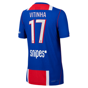 Maillot Domicile Match PSG Nike Aero-FIT 26/27 - Enfant avec flocage Vitinha 17, vue 4
