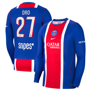 Maillot Domicile Stadium PSG Nike 26/27 - Manches longues avec flocage Dro 27, vue 1