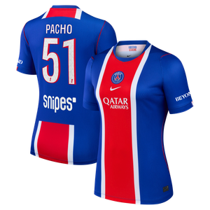 Maillot Domicile Stadium PSG Nike 26/27 - Femme avec flocage Pacho 51, vue 2
