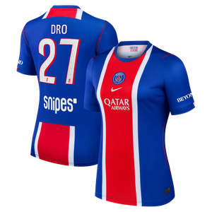 Maillot Domicile Stadium PSG Nike 26/27 - Femme avec flocage Dro 27, vue 2