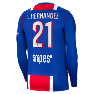 Maillot Domicile Stadium PSG Nike 26/27 - Manches longues avec flocage L.Hernandez 21, vue 4