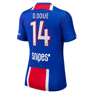 Maillot Domicile Stadium PSG Nike 26/27 - Femme avec flocage D.Doué 14, vue 4