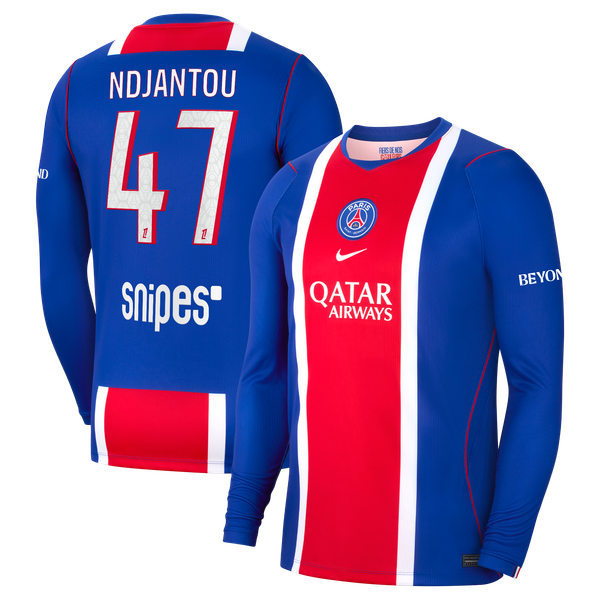 Maillot Domicile Stadium PSG Nike 26/27 - Manches longues avec flocage Ndjantou 47