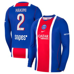Maillot Domicile Stadium PSG Nike 26/27 - Manches longues avec flocage Hakimi 2, vue 2