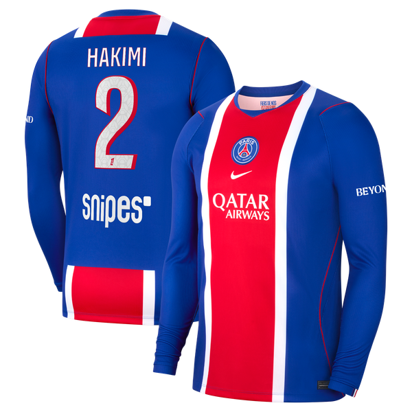 Maillot Domicile Stadium PSG Nike 26/27 - Manches longues avec flocage Hakimi 2