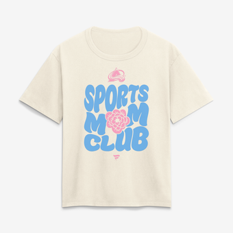 Women's Cream Colorado Avalanche Sports Mom Club T-Shirt