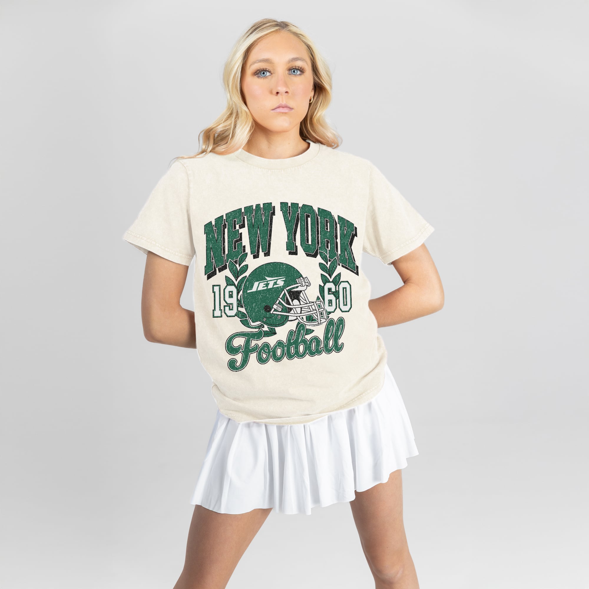 Women’s Gameday Couture Natural New York Jets Raised on Victory T-Shirt Women’s Gameday Couture Natural New York Jets Raised on Victory T-Shirt
