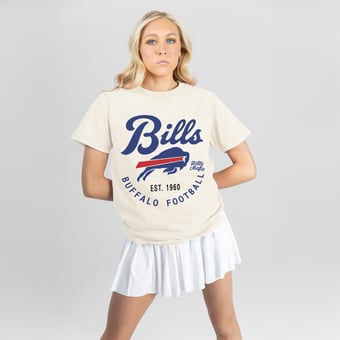 Women's Gameday Couture Natural Buffalo Bills You Know Our Name T-Shirt