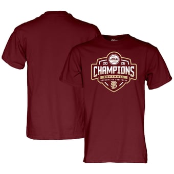 Unisex Blue 84  Garnet Florida State Seminoles 2026 ACC Softball Tournament Champions Locker Room T-Shirt