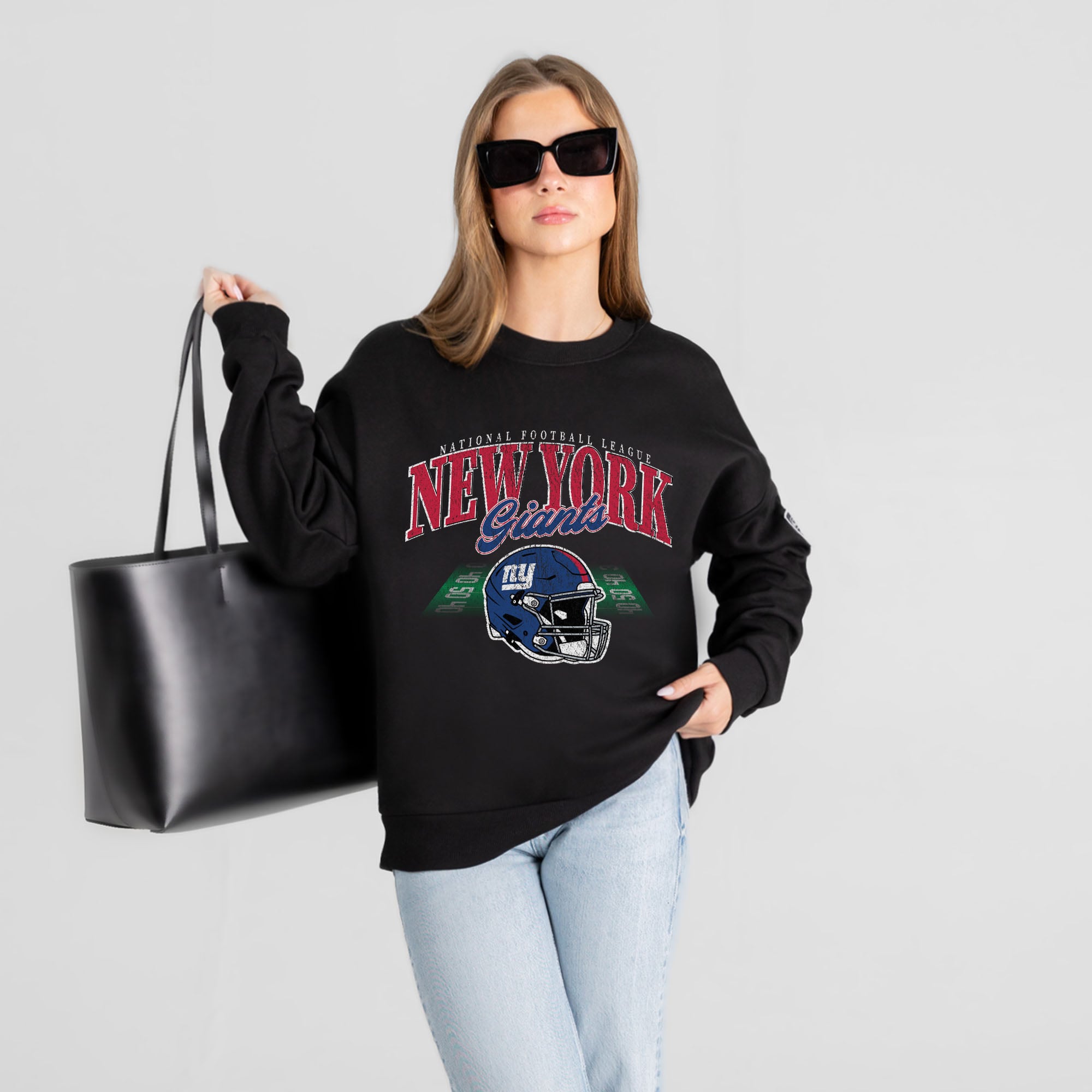 Women’s Gameday Couture Black New York Giants Field Focus Black Label Premium Drop Shoulder Sweatshirt Women’s Gameday Couture Black New York Giants Field Focus Black Label Premium Drop Shoulder Sweatshirt