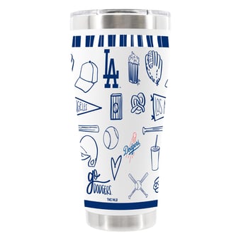 The Memory Company Los Angeles Dodgers 30oz Stainless Steel Sketchpad Tumbler