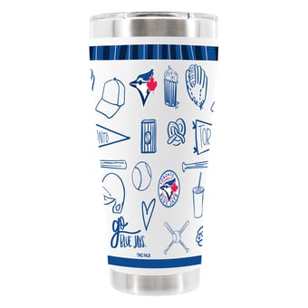 The Memory Company Toronto Blue Jays 30oz Stainless Steel Sketchpad Tumbler