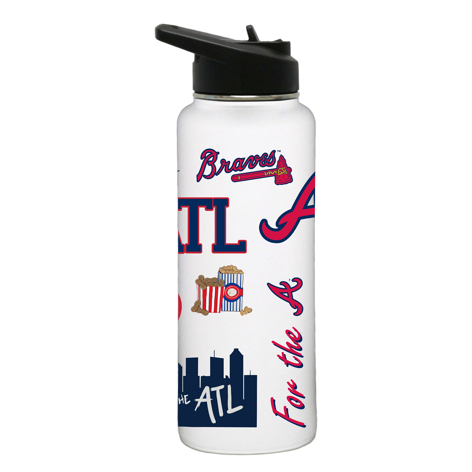 The Memory Company Atlanta Braves Loco 34oz. Quencher Bottle The Memory Company Atlanta Braves Loco 34oz. Quencher Bottle