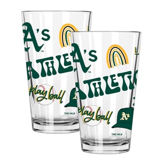 The Memory Company Athletics Loco 16oz Pint Glass Two-Piece Set