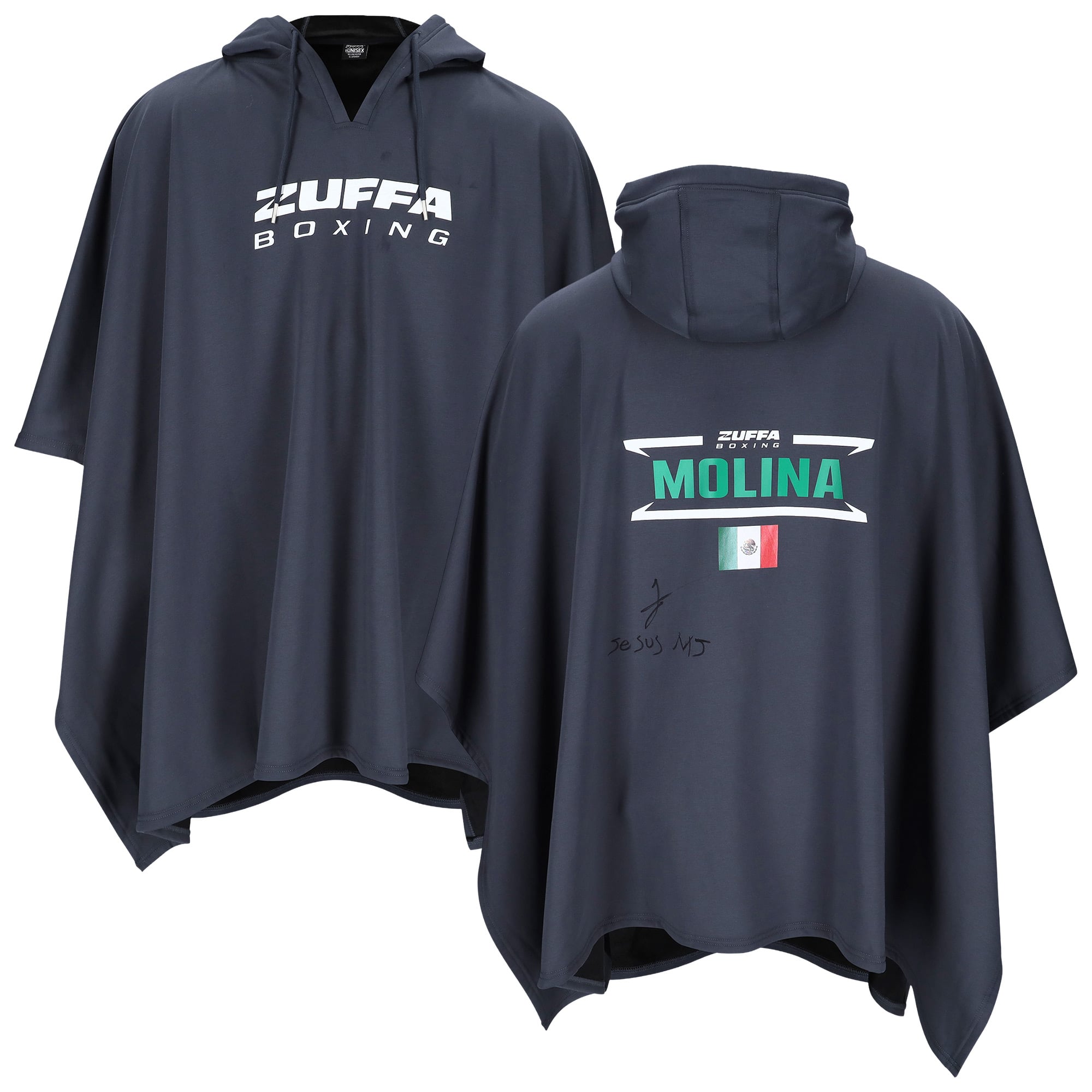 Oswaldo Molina Zuffa Boxing 03 Autographed Event-Worn Walkout Hoodie