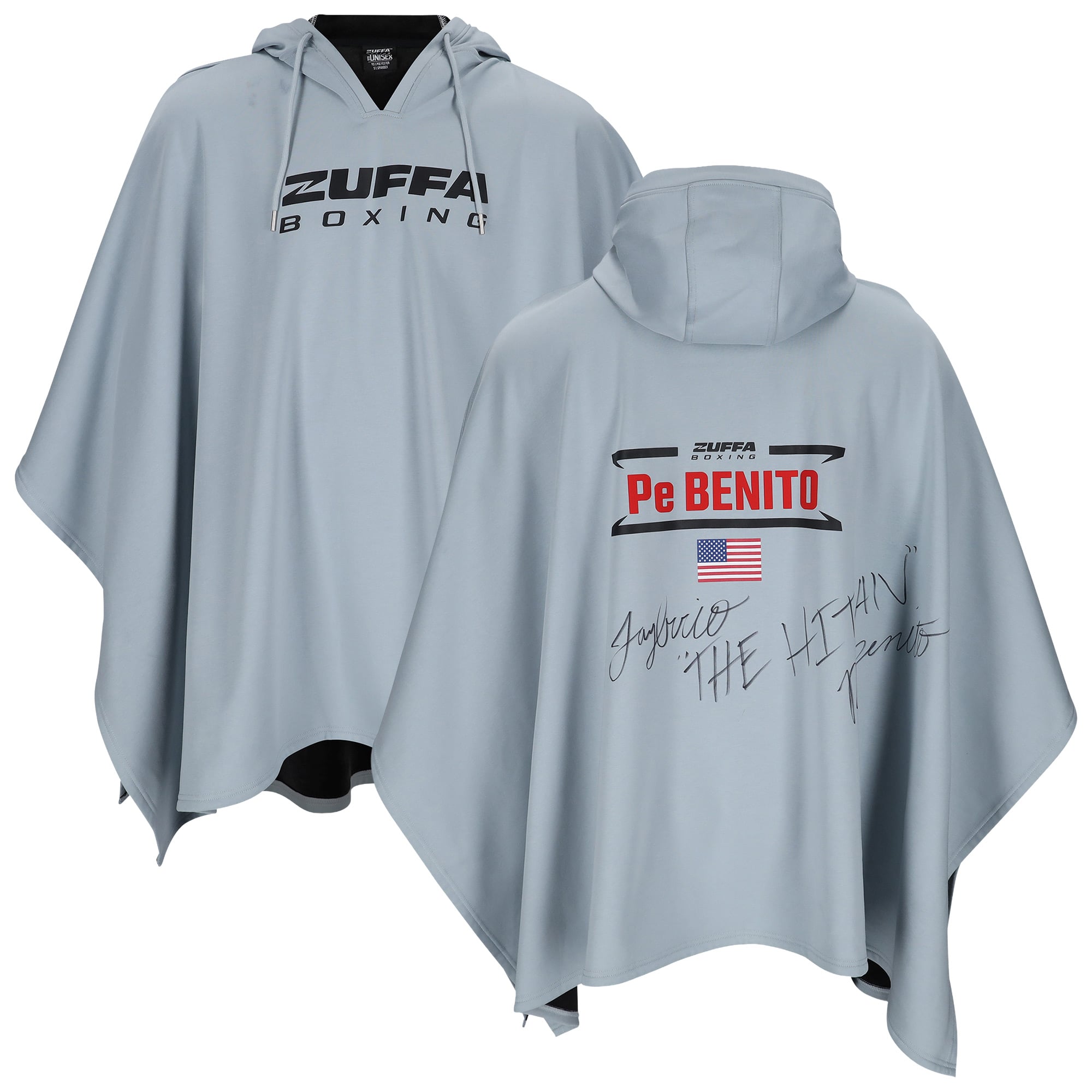 Jaybrio Pe Benito Zuffa Boxing 03 Autographed Event-Worn Walkout Hoodie