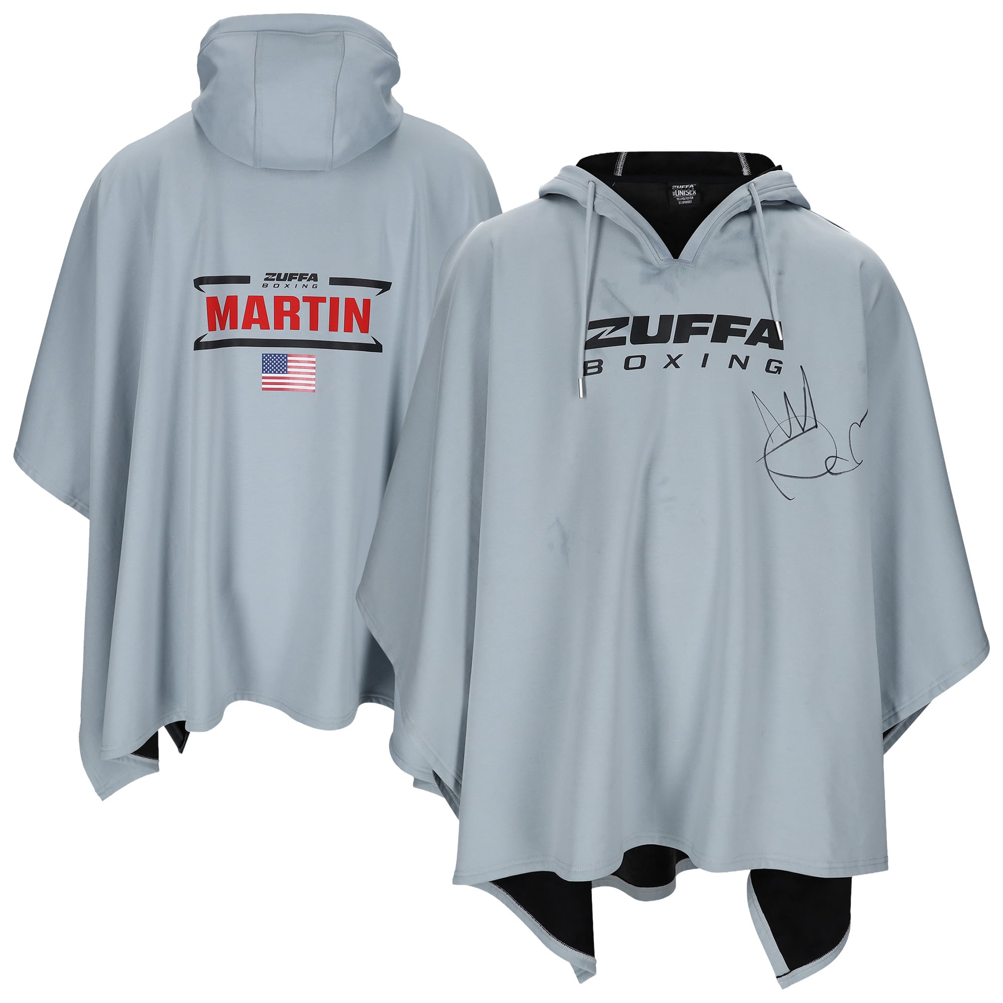 Charles Martin Zuffa Boxing 03 Autographed Event-Worn Walkout Hoodie