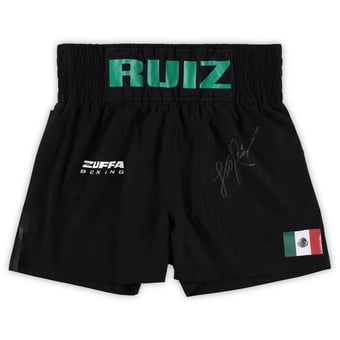 Leo Ruiz Zuffa Boxing 03 Autographed Bout-Worn Shorts