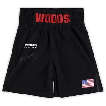Antonio Woods Zuffa Boxing 03 Autographed Bout-Worn Shorts