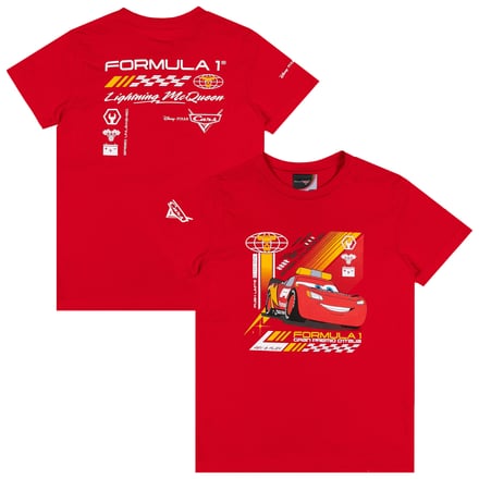 Formula 1 X Disney Monza 2026 Cars Lightning McQueen T-Shirt - Red - Kids