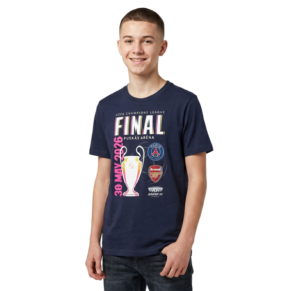 T-shirt PSG Lifestyle Finale Ligue des champions Budapest 2026 - Enfant