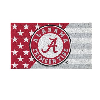 Alabama Crimson Tide 16" x 28" Stars & Stripes Patriotic Turf Mat