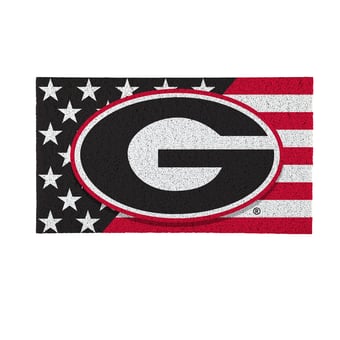 Georgia Bulldogs 16" x 28" Stars & Stripes Patriotic Turf Mat