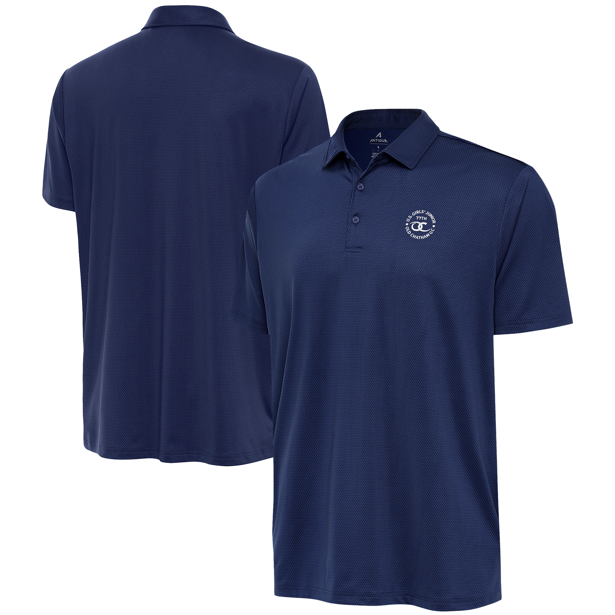 Men’s 2026 U.S. Girls’ Junior Antigua Navy Ellipse Polo Men’s 2026 U.S. Girls’ Junior Antigua Navy Ellipse Polo