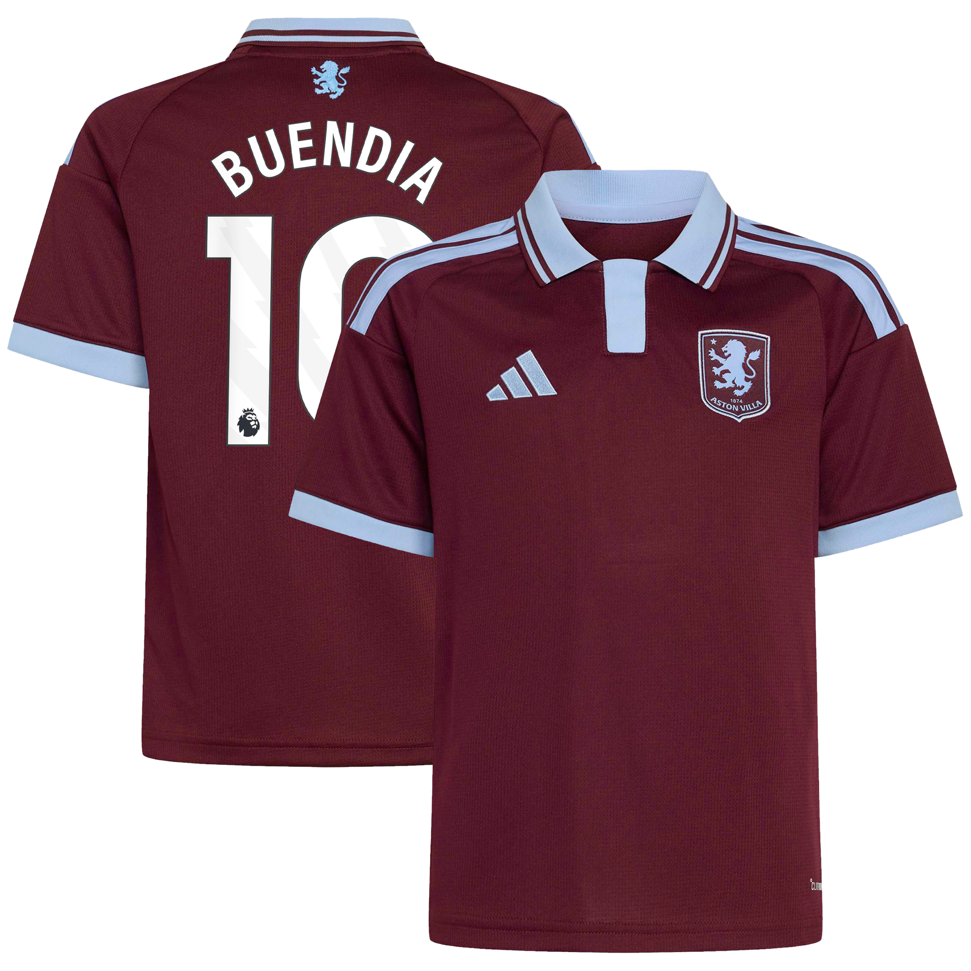 Camiseta adidas de la 1ª equipación del Aston Villa 2026-27 - Niños con dorsal Buendia 10