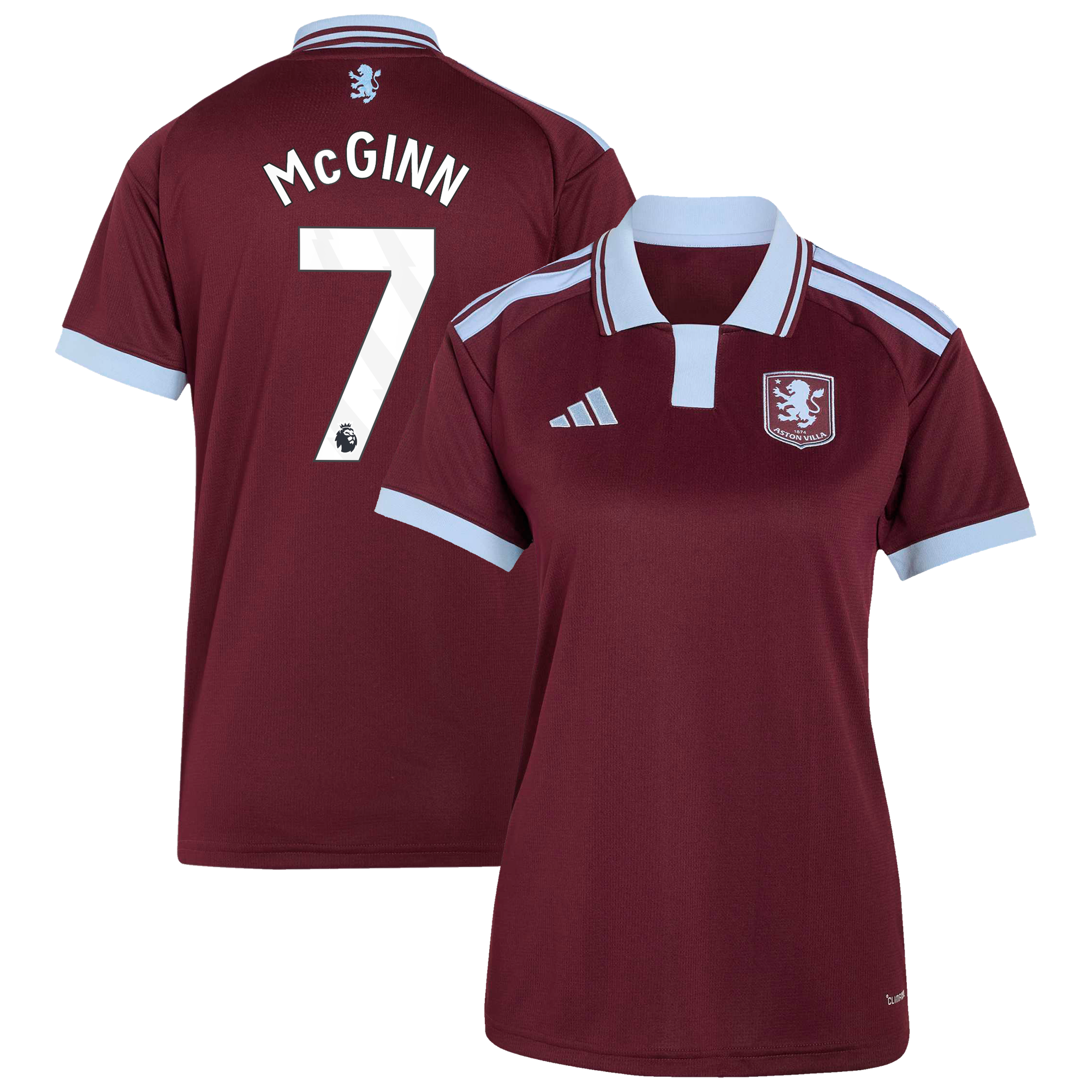 Camiseta adidas de la 1ª equipación del Aston Villa 2026-27 - Mujer con dorsal McGinn 7
