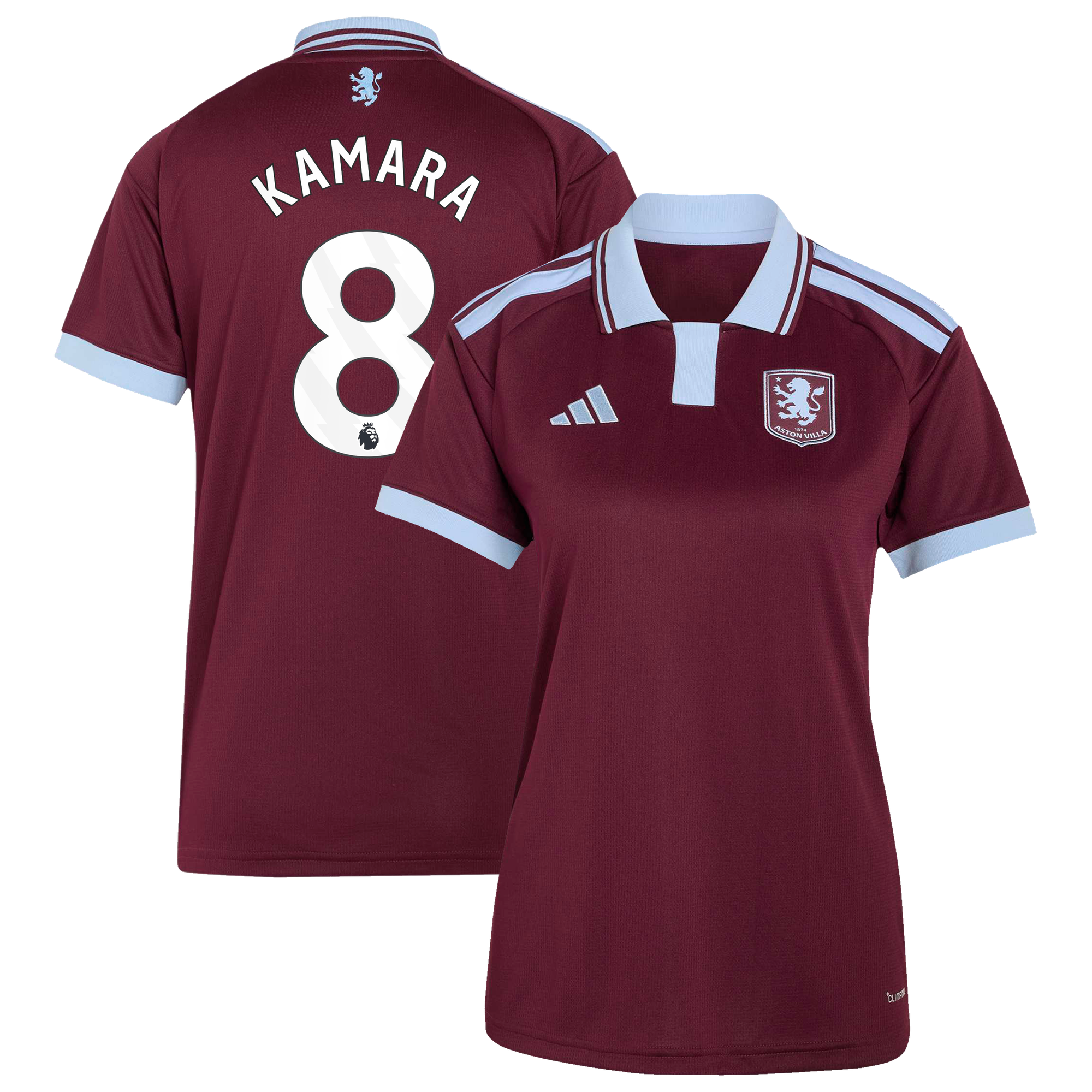 Camiseta adidas de la 1ª equipación del Aston Villa 2026-27 - Mujer con dorsal Kamara 8