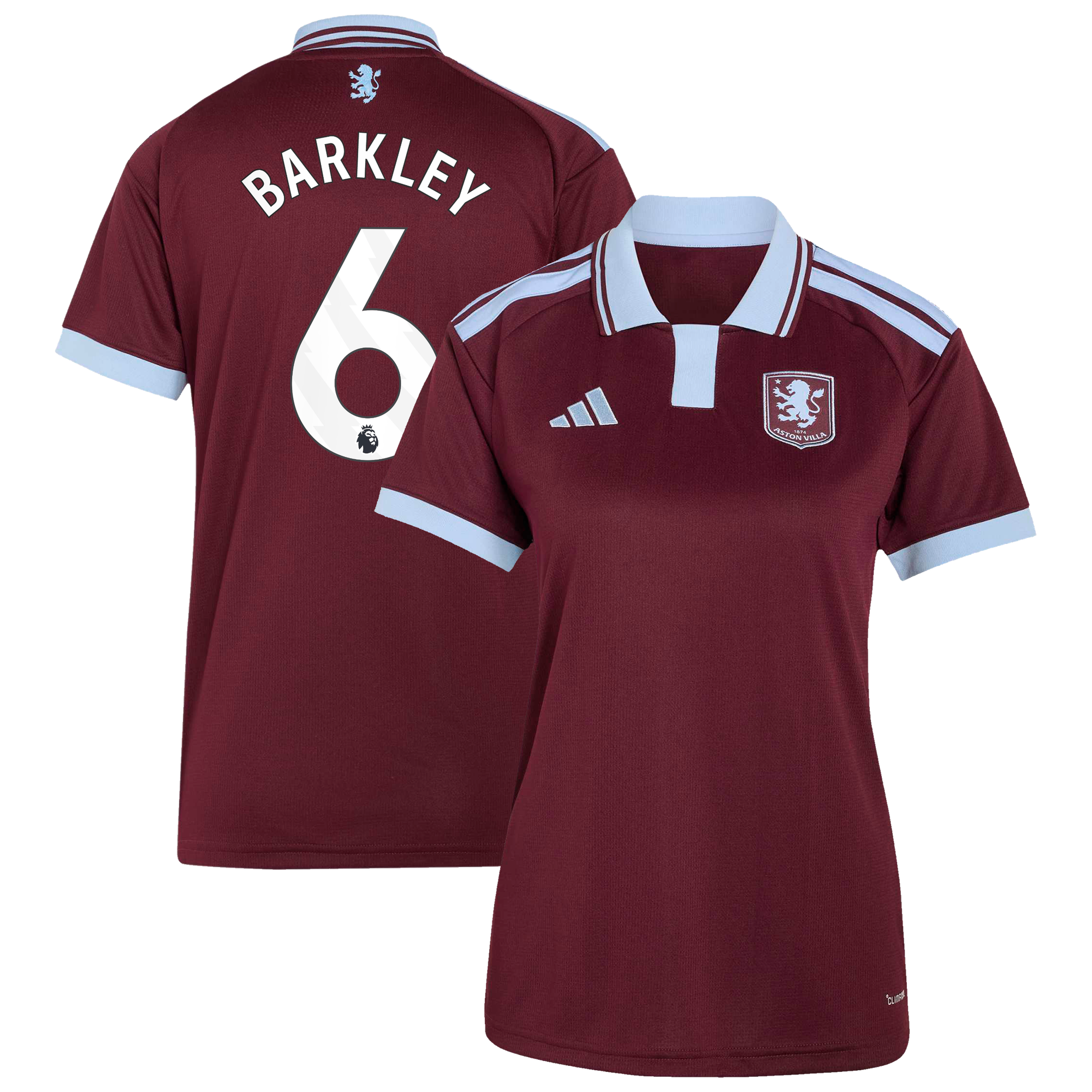 Camiseta adidas de la 1ª equipación del Aston Villa 2026-27 - Mujer con dorsal Barkley 6