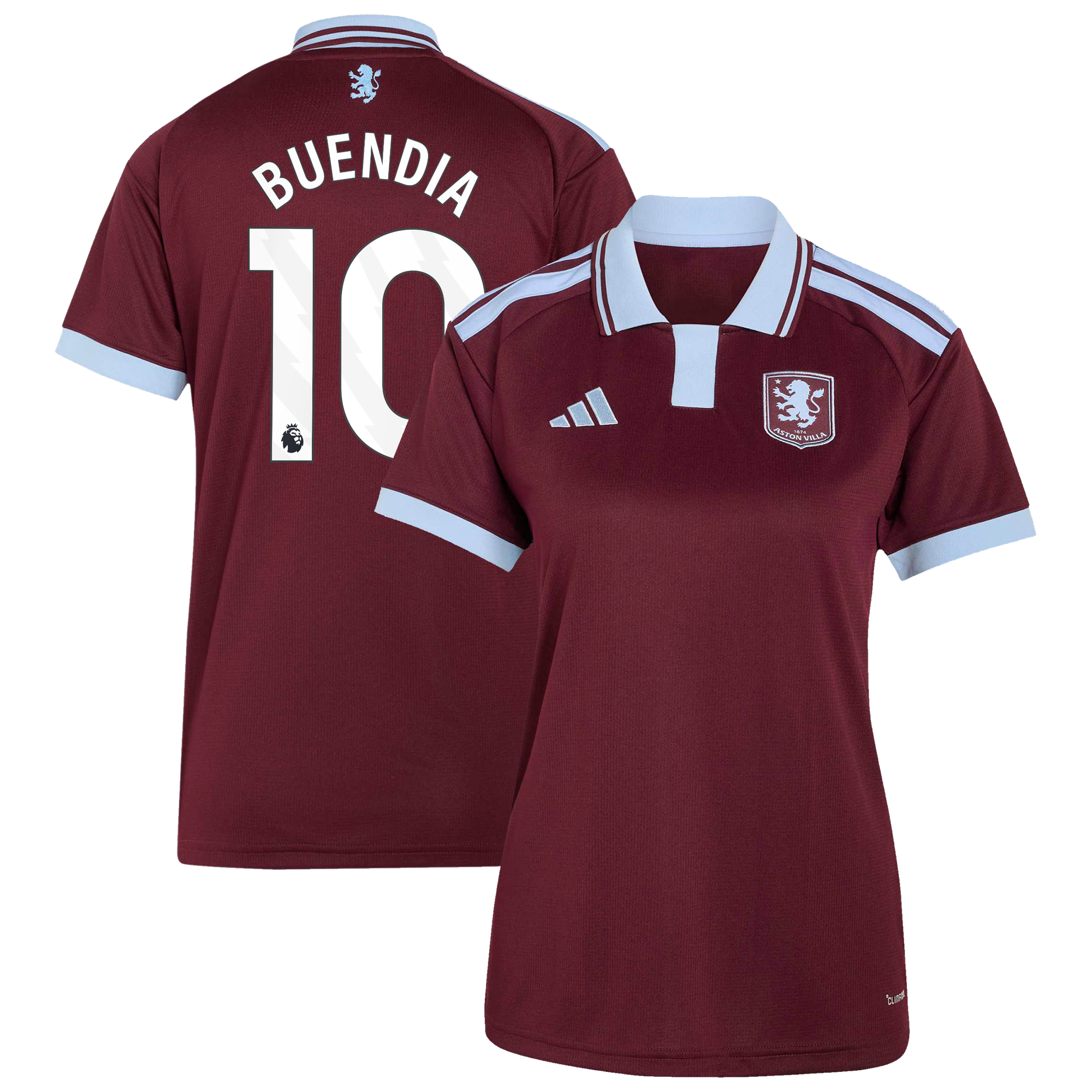 Camiseta adidas de la 1ª equipación del Aston Villa 2026-27 - Mujer con dorsal Buendia 10