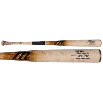 Jose Tena Washington Nationals Game-Used Tan Marucci Broken Bat vs. Pittsburgh Pirates on April 13, 2026