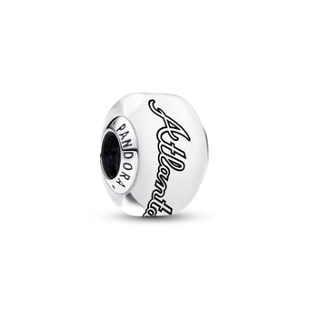 Pandora Atlanta Braves Glass Murano Charm
